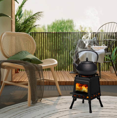 Portable Wrought Iron Camping Stove
