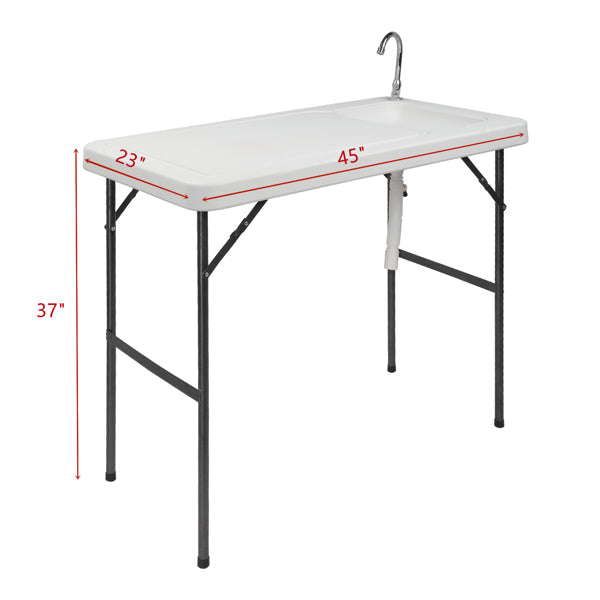 Outdoor Rectangular Fishing Table