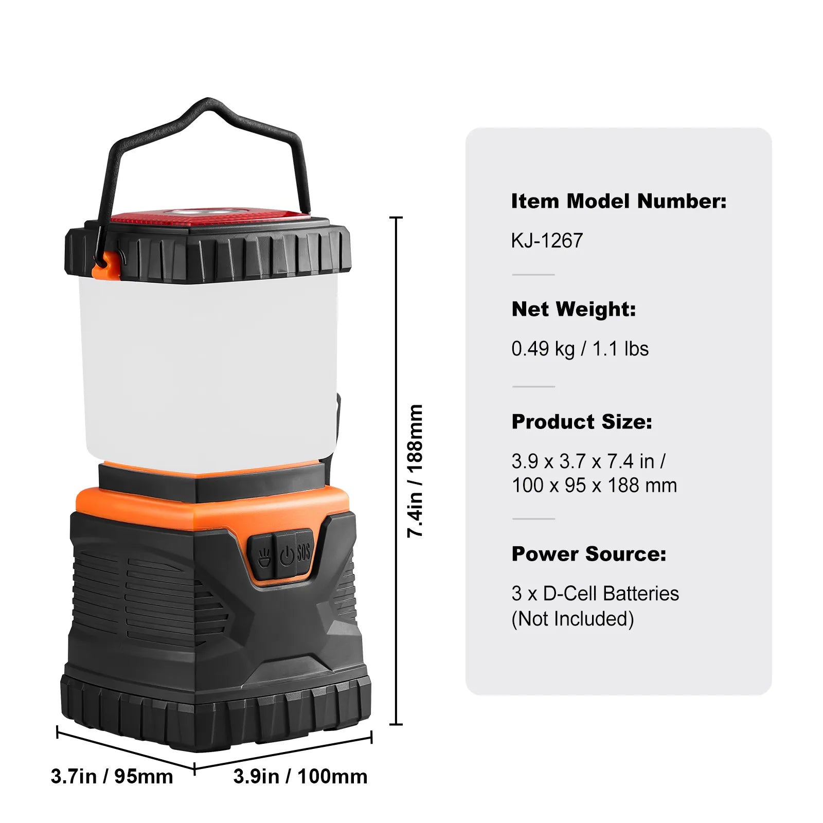 VEVOR LED Camping Lantern